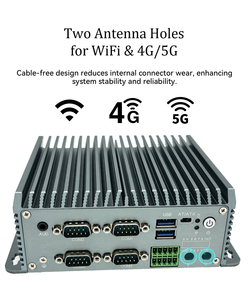 Fanless Industriële Pc Compacte Dual Gbe Lan 6 Usb 4 Rs232 Rs485 Com Intel Celeron N95 <span class=keywords><strong>Cpu</strong></span> Mini Pc Embedded Box Pc - Product Image 4