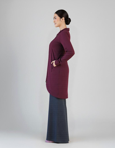 Kilang Jahit Pukal OEM Muslimah Casual Breathable Knitted Fabric Sports Hoodie Labuh Set Ex-factory Price Menutup Aurat OEM - Product Image 3