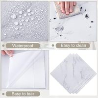 Revêtement de sol en PVC auto-adhésif en feuille de vinyle marbré imperméable et écologique pour usage commercial de cuisine intérieure à domicile