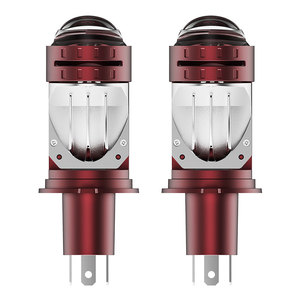 Mini H4 100W Super brillante proyector Led faro lente nuevo coche Bi Led lente 6500K H4 bombilla Led - Product Image 1