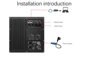 Módulo Amplificador de Potencia <span class=keywords><strong>Activo</strong></span> DSP Clase D de 3 Vías y 2000W con Fuente Conmutada <span class=keywords><strong>HiFi</strong></span> para Altavoz de Frecuencia Completa, Graves y <span class=keywords><strong>Subwoofer</strong></span> - Product Image 5