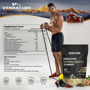 Vennature Pure Himalaya Shilajit Gummies Supports Men's Health Black <strong>Muesli</strong> Gokshura Supplement 3000mg Shilajit Gummies - Product Image 2