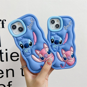 Joli dessin animé point étui en silicone souple pour <span class=keywords><strong>Iphone</strong></span> 13 14 15 16 Pro Max Anti-chute couverture de téléphone portable accessoires de téléphone étuis - Product Image 1