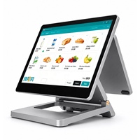 Wholesales Factory Aluminum Alloy Touch Dual Screen 15.6 Inch Point of Sale Machine Pos Terminal Systems Cash Register Pos