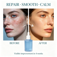 Sérum visage FKY Copper Tripeptide GHK-Cu Snap-8, stimule la synthèse du collagène, réduit les ridules, répare la barrière cutanée, hydrate, 30 ml