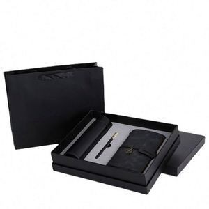 High-End PU <b>Notebook</b> Soft Cover Business Gift Box <b>Set</b> Insulated Cup Metal Pen Enterprise Customization LOGO - Product Image 5