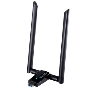 OEM <span class=keywords><strong>Realtek</strong></span> <span class=keywords><strong>RTL8812AU</strong></span> Adaptateur WiFi USB 1200Mbps Double bande à gain élevé Double antenne AC1200 Adaptateur WiFi Carte réseau sans fil USB - Product Image 1