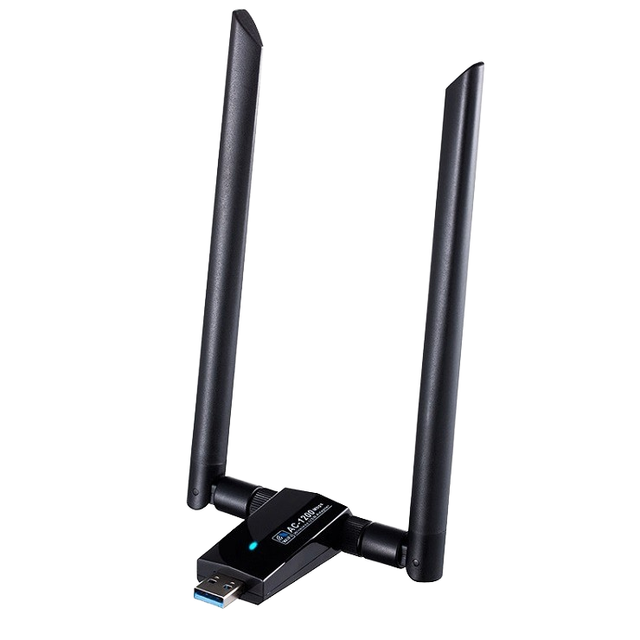 OEM Realtek RTL8812AU USB3.0 External WiFi Adapter 1200Mbps Dual Band High Gain Dual Antenna AC1200 Wireless Network Card Stock