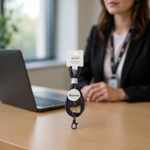 Laccetto da collo Ilan Macarena 45 cm, accessorio per porta badge e portachiavi - Product Image 2