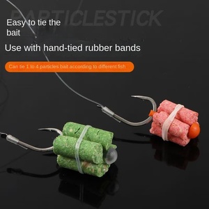 Bande en caoutchouc de silicone à six trous bâton de particules crochet de pêche au <span class=keywords><strong>maquereau</strong></span> engins de pêche poreux avec appâts alimentaires pour fournitures de pêche à la carpe - Product Image 4