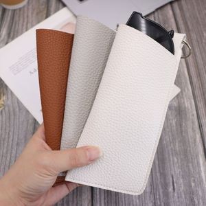 RTS Popular PU Leather Sunglasses Case Portable Travel Promotional Glasses Holder Fashion Eyeglasses Pouch Bag Welcome <b>Gifts</b> - Product Image 2