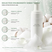 Nettoyant intime avec prébiotiques et probiotiques, adapté aux peaux sensibles, équilibre du pH, soulage les odeurs et procure une fraîcheur, mousse nettoyante