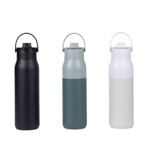 Factory Wholesale 304 Stainless Steel Vacuum Insulated Water <b>Bottle</b> With Carry Handle Leak Proof Sports Flask - Product Image 5