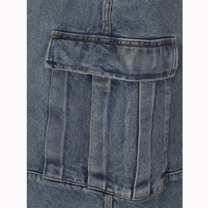 Jupes courtes taille haute fendues au dos pour femmes, maxi jeans d'été, robe sexy <span class=keywords><strong>jupe</strong></span> <span class=keywords><strong>en</strong></span> <span class=keywords><strong>jean</strong></span> cargo pour femmes - Product Image 2