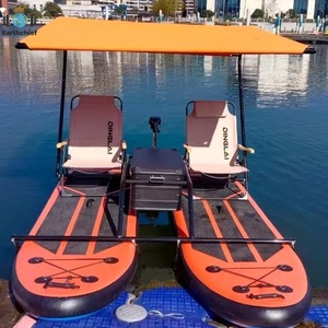 Catamarán Inflable Eléctrico Portátil y Resistente, Balsa de Pesca, Tabla de Paddle, Catamarán Inflable en Venta, Catamarán para Paseos - Product Image 3