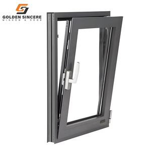 Fenêtre d'inclinaison et de rotation en aluminium à double vitrage avec isolation thermique - Product Image 5