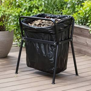 Support de sac à <span class=keywords><strong>feuilles</strong></span> JH-Mech personnalisé pour extérieur, <span class=keywords><strong>rangement</strong></span> facile, support de sac poubelle portable en métal pour extérieur et intérieur - Product Image 1