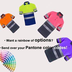 Áo phản quang chất liệu 100% cotton thoáng khí, có túi, thiết kế đồ họa tùy chỉnh, áo bảo hộ an toàn phản quang - Product Image 4