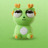 Jouets anti-stress en silicone Dragon à yeux bouffants, créatifs et amusants, vente en gros, jouet anti-stress Dragon mignon et amusant, très demandé