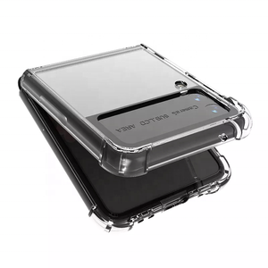 Étui de protection transparent premium HeroShieldz pour Z <span class=keywords><strong>Flip</strong></span> <span class=keywords><strong>3</strong></span>/Z <span class=keywords><strong>Flip</strong></span> <span class=keywords><strong>4</strong></span>, PC+TPU, antichoc, ultra fin, design sportif avec cadre surélevé - Product Image 2