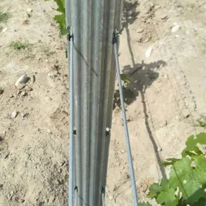 Ağır çinko kaplama 200g/m2 tarım Orchard bağ mesajları U tipi satılık galvanizli bağ direği