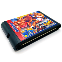 Cartouche de jeu 196 en 1 pour console de jeu vidéo Megadrive Genesis, certifiée CE/FCC en anglais