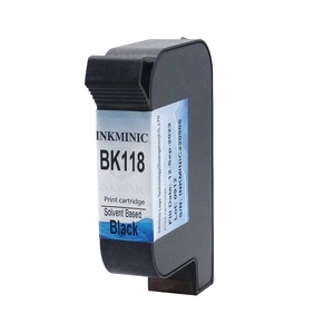 Cartucho de Tinta Negra Compatible BK118 a Base de Solvente con Chip para Impresoras Domino GX30i G230i G35i G20i Gx150i TIJ - Product Image 3