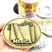 Boucle de ceinture en alliage avec motif drapeau américain et aigle, porte-boissons portable pour fêtes en extérieur, vente en gros