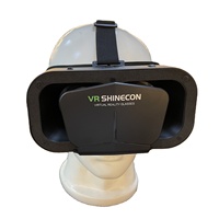 Kacamata VR bioskop pribadi 3D FOV 110 langsung dari pabrik, Headset VR SHINECON layar besar baru untuk ponsel 7 inci