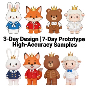 MEIYAN Giocattolo Personalizzato in PVC, Action Figure Professionale di Volpe, Statuetta Animale 3D, Giocattolo Carino per Decorazione Scrivania - Product Image 2