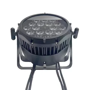 Outdoor Flat par 10w x18 RGBW 4 in 1 waterproof ip65 led lighting stage led par light