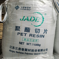 Chips de Poliéster Grado Botella Jade PET CZ328 IV 0.87, Resina PET Virgen para Botellas de Bebidas Carbonatadas