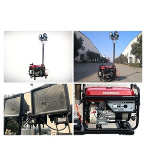 Torre de Iluminación Konda LED de 4000W, Sistema de Iluminación Móvil Portátil con Generador para Obras de Construcción - Product Image 5