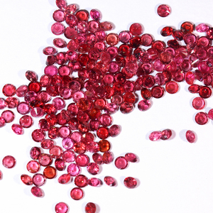 D&T GEMS - Piedra de espinela roja natural Jedi Warrior, corte brillante redondo, 0.8mm~2.0mm, ¡Gran oferta! - Product Image 2
