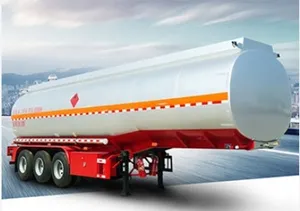 40000 liter 3 AS tangki minyak Tanker bahan bakar Semi trailer di Saudi Arabia truk tangki bahan bakar semi-trailer