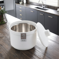 Bol à soupe incassable en mélamine blanche, vente en gros d'usine avec couvercle, 1 pièce
