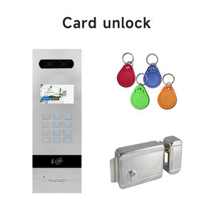 Minke personalizzato riconoscimento del volto vari metodi di sblocco di visione notturna <span class=keywords><strong>Video</strong></span> campanello porta del telefono intelligente citofono sistema per Hotel - Product Image 5