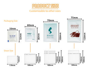 <span class=keywords><strong>Lingettes</strong></span> <span class=keywords><strong>nettoyantes</strong></span> pour lentilles écologiques non tissées, emballées individuellement, avec logo personnalisé, jetables, pour lunettes, soin des lunettes de qualité supérieure - Product Image 3