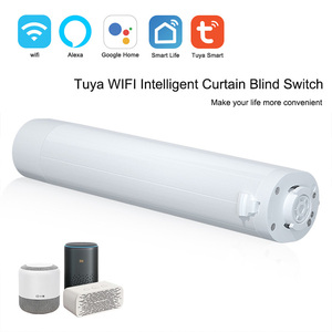 Riel de Cortina Motorizado Inteligente <span class=keywords><strong>Alexa</strong></span> para Proyectos de Hogar, Riel de Cortina Eléctrico de Longitud Personalizada Tuya, Cortinas Motorizadas Inteligentes - Product Image 2
