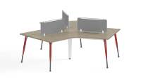 Greatway Assurance qualité BAS-WTH-A3 Bureau de direction pratique pour trois personnes Table de bureau Design moderne