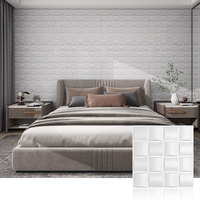 Panneau mural 3D en PVC, panneau mural décoratif, imperméable, léger, revêtement mural intérieur pour la décoration de la maison, de l'hôtel, du bureau, vente en gros