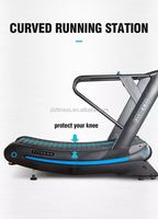 Caminadora Curva Manual de Uso Comercial, Resistente, Sin Motor, Autoalimentada, Equipo de Fitness y Cardio para Gimnasios y Clubes