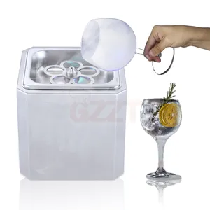 Mini refrigeratore da tavolo In vetro Co2 per distributore di bevande da Bar per raffreddare il bicchiere In pochi secondi montanti per bicchieri da Cocktail