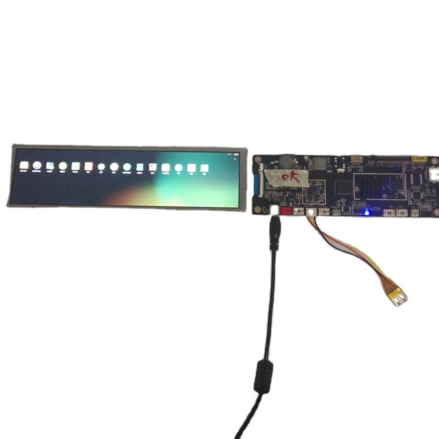 HSD088IPW1 8.8 Inch 1920*480 Stretched bar Lcd Advertising Screen Android Skd Kit