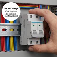 Disjoncteur miniature Hager série MCP MDP 6kA 1P 2P 3P 4P 6A-63A AC 230V 400V sur rail DIN certifié CE, stock usine disponible