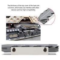 Thermalright M.2 Pro 2280 SSD Heatsink untuk Hard Disk Aluminium Heatsink Cooler Radiator untuk PC Desktop