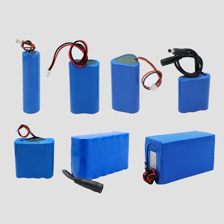 Lithium ion 18650 battery pack Rechargeable 7.4v 12v 24v 36v Li Ion Battery Pack