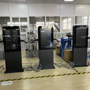 Nuevo HTYITONG 2x22KW 380V 32A*2, Dispensador de Piso con Doble Pistola, Estándar Europeo, PFID AC, Pantalla LCD Publicitaria, IP65 Impermeable - Product Image 5