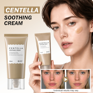 Crema Facial Calmante de Centella de Marca Privada, Calma y Estabiliza la Piel, Repara, Alivia el Enrojecimiento y la Molestia, Crema Reparadora Facial - Product Image 3
