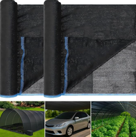 Filet d'ombrage en PEHD, maille 30-95% anti-UV, anti-vieillissement, pour serre, ferme, abri de voiture, brise-vent, en rouleau